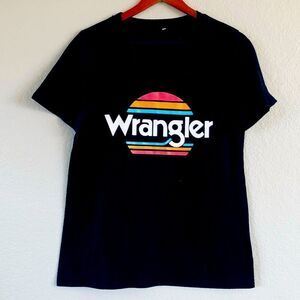 Vintage Wrangler Multicolor Graphic Logo T-Shirt